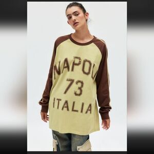 Nwt Oversized Long Sleeve Graphic Tee size s/m